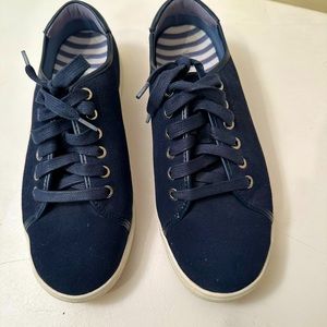 VIONIC blue canvas like material very gently worn.
